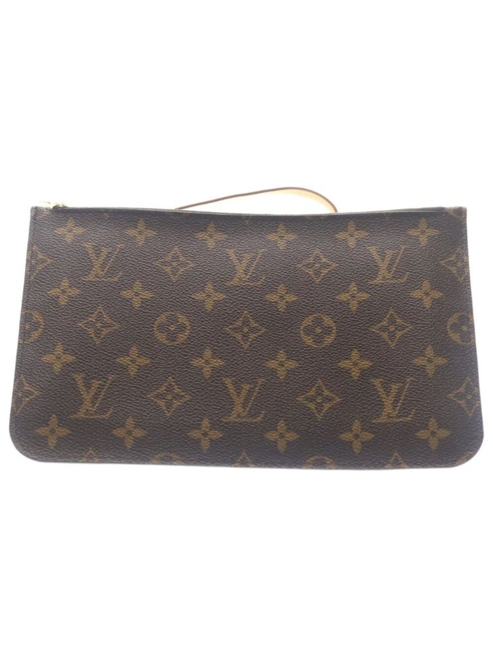 Louis Vuitton Monogram Neverfull MM Tote Brown Leather Gold - Picture 6 of 6